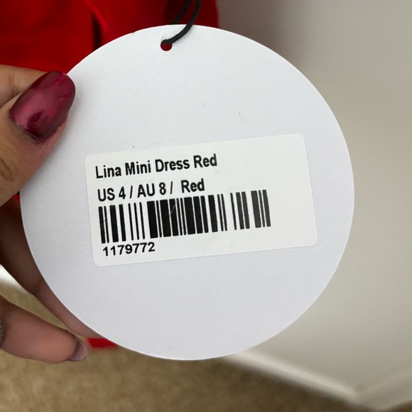 Princess Polly Lina Mini Dress Size 4 NEW WITH TAGS - Picture 3 of 3